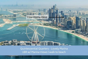Lovely Marina 1BR w/ Marina Views and walk to beach